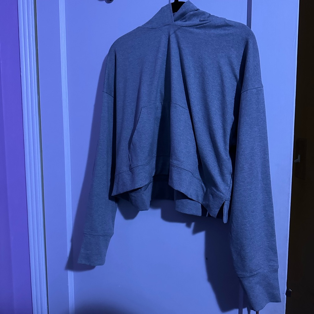 Cloud Jersey Cropped Hoodie